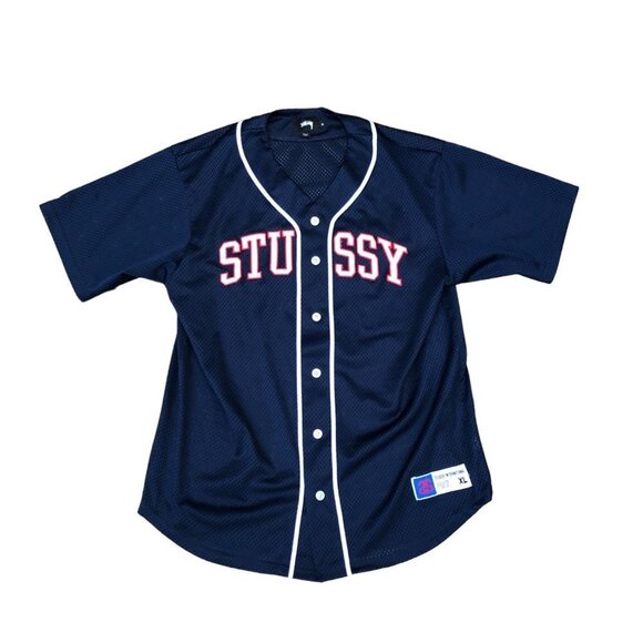 Stussy Mesh Baseball Jersey XL - Picture 3 of 9